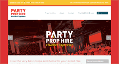 Desktop Screenshot of partyprophire.co.uk