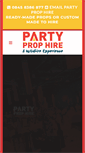 Mobile Screenshot of partyprophire.co.uk